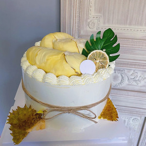 上海网红创意定制新鲜榴莲生日蛋糕北京杭州南京重庆同城配送店