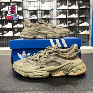 adidas阿迪达斯三叶草 ozweego 橄榄绿复古轻便透气老爹鞋 gy3157