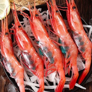000人付款天猫加拿大牡丹虾新鲜大虾海鲜刺身野生超大鲜活甜虾冷冻