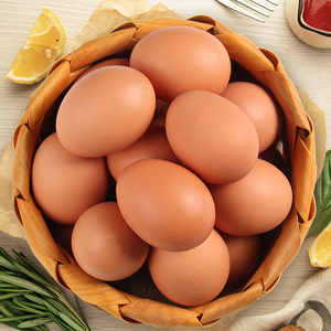 正大鸡蛋玉米黄鲜鸡蛋30枚无抗生素认证新鲜生鸡蛋蛋非柴笨鸡蛋
