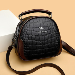 袋鼠真皮小包包女包2022新款潮流时尚高级感软皮手提包单肩斜挎包