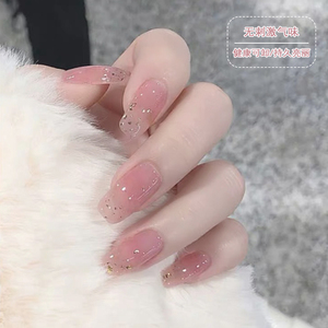 指甲胶显手白的美甲甲油胶2020流行指甲冰透玉脂系列果冻色光疗胶