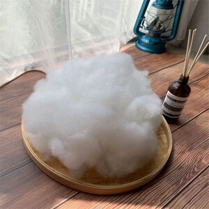 珍珠棉填充棉抱枕芯散装毛绒蓬松太空棉棉絮玩偶坐垫填充棉棉花.