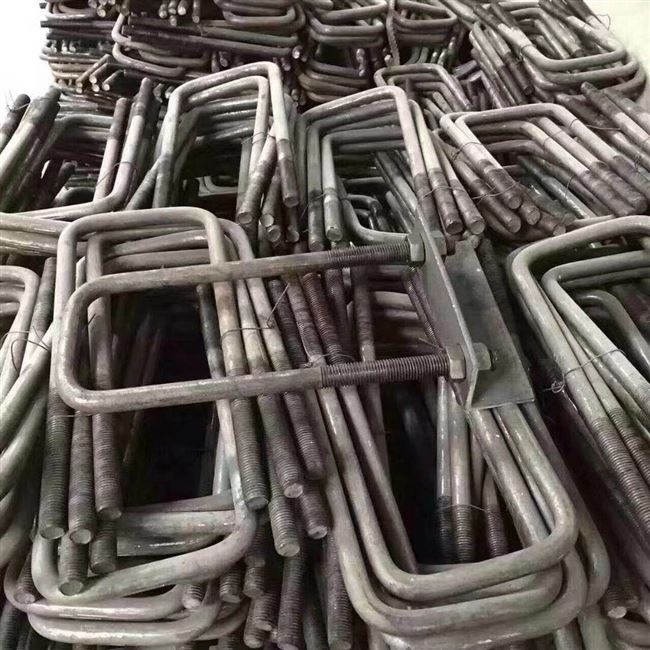 平台抱箍悬挑h架预埋环工字钢u型螺栓卸料预埋件钢丝绳锚环.