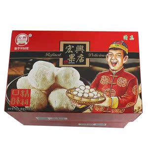 界首宏兴果店果子精制口酥蜜角京果花果小甜点零食安徽阜阳特产