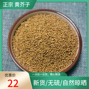 芥末籽黄芥末籽粒500g 黄芥子中药材 芥末子香料 芥菜籽芥茉子粉