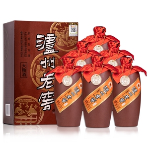 泸州老窖紫砂大麯酒(时代珍藏)52度500ml*6瓶浓香型87版大曲酒