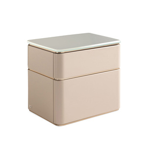 fendi床头柜轻奢大理石床头柜置物柜芬迪设计师现代简约小床头柜