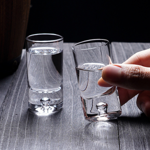 000人付款天猫捷克进口水bohemia晶玻璃白酒杯烈酒杯酒吧直身shot杯