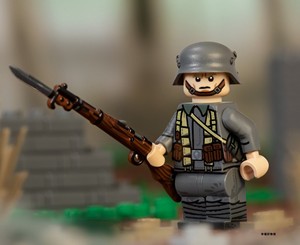 全新正品乐高 brickmania 一战德国步兵人仔积木玩具礼物绝版收藏