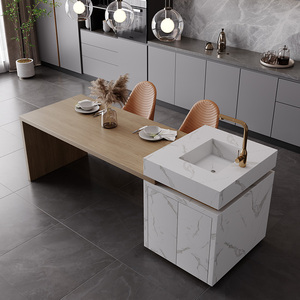 厨柜水槽一体式