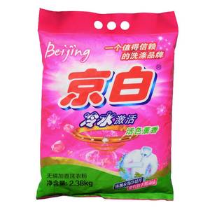 38kg洗衣粉无磷不伤手清新花香型深层去污渍家庭实惠大袋装