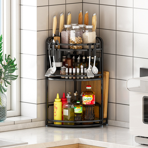 厨房灶台转角调料架