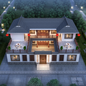 四合院别墅设计图纸