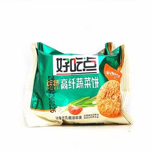 (新货促销)好吃点谷野高纤粗粮消化煎麸蔬菜饼干零食散称独立包装