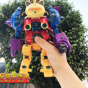 清货星猫星空大冒险快乐新款历险记五合体新款星兽超变形战队玩具