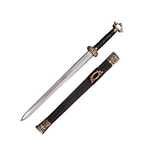 2020硬汉神剑宝剑龙泉市周氏螭龙长剑八面镇宅剑花纹钢宝刀未开刃