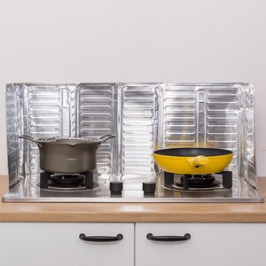 炉灶防油罩厨房挡风板灶台挡板挡油板隔油板加厚做饭防油烟隔挡板