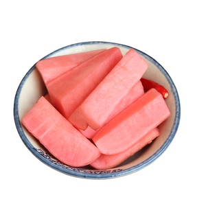 韩国腌黄萝卜酸甜 韩式咸菜甜脆配泡菜黄色大根条500g寿司料理
