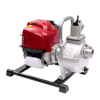 一寸小型迷你汽油机水泵园林浇菜浇地灌溉自吸泵农用抽水泵抽水00