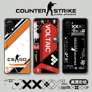 小米红米k40手机壳csgo二西莫夫redmik40pro保护套皇后印花集定制k40
