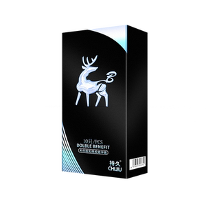 正品延时套避孕套持久装防早泄零感男用女士专用情趣锁精环安全套