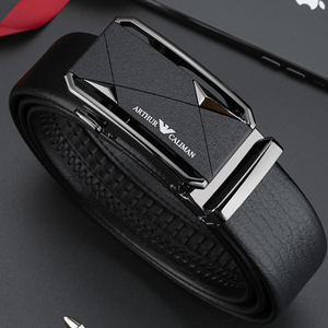 皮带男真皮高档名牌奢侈品腰带男士纯牛皮自动扣休闲裤带潮流时尚