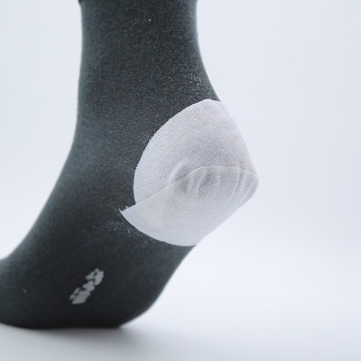 防裂袜男春夏季薄款后跟脚裂袜硅胶保湿中老年爸爸袜子男中筒纯棉