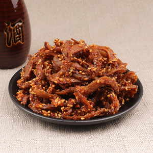 香辣微甜凤尾鱼小鱼干即食风味小鱼网红小零食辣味零食下酒菜下饭