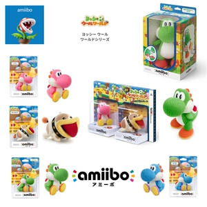 现货switch任天堂amiibo毛线毛绒超大耀西波奇手办玩偶挂件ns