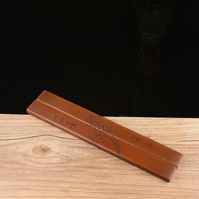 纯铜镇尺纯紫铜纸压实心紫铜镇纸书画压纸文房四宝压条学生书签1