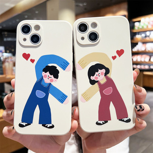 90ai645499775淘宝比心~情侣手机壳p60适用苹果15/14海绵宝宝13