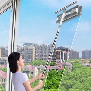 洗窗户玻璃的拖把高处卫生打扫擦玻璃神器加长伸缩杆家用刮水器.