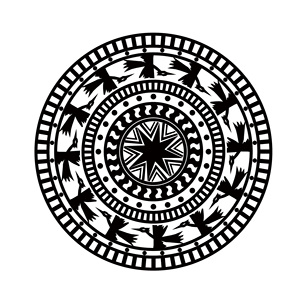 广西壮族少数民族铜鼓矢量设计素材矢量格式海报背景素材单只图案