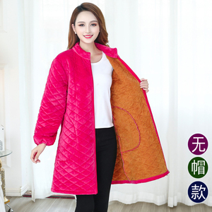 法兰绒罩衣女长款