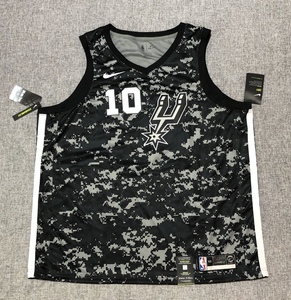 3xl码 nike nba 马刺队 德罗赞 迷彩 球员 aj4644-014