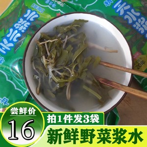 天水甘肃自制秦安特产浆水引子酸菜芹菜苦苣浆水菜5袋/件3人付款25