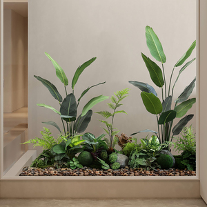 罗曼园艺淘宝罗曼妈妈室内绿植景观创意造景仿真植物大型假仙人掌