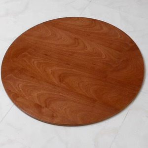 实木板圆形可定制餐桌免漆吧台桌面定做尺寸大圆板饭桌面板小桌子