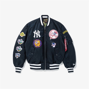 大牛韩代韩国newera纽亦华男女22联名款正反两穿棒球服夹克外套潮