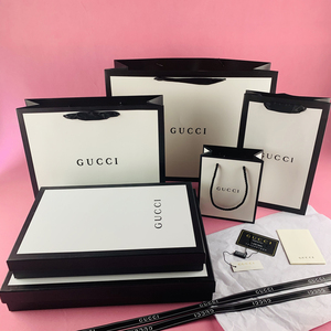 gucci古奇包装酷奇包包鞋盒围巾香水衣服礼品盒手提纸袋礼品袋子