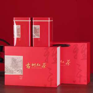 古树红茶茶叶包装盒空礼盒野生红茶凤凰单丛茶叶礼盒装空盒子定制
