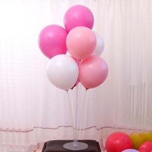 气球桌上摆件婚礼装场布置酒桌摆饰场地m现台酒宴装扮台面汽球