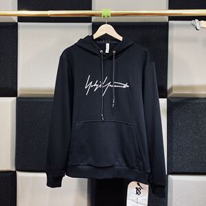 adds y-3山本耀司y3新款签名个性图案印花刺绣男士套头连帽卫衣