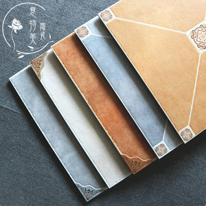 美式田园仿古砖600x600带角花瓷砖客餐厅书房地砖厨房阳台地板砖