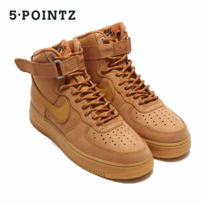 nike air force 1 af1 小麦棕色 空军一号高帮板鞋 cj9178-200