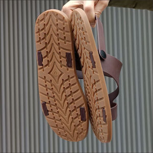 凉鞋越南新款轮胎底两用凉拖鞋男款老式多色耐磨凉鞋开车休闲拖鞋