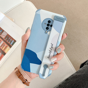莫兰迪色vivos6手机壳s1软硅胶s5全包防摔s1pro网红s6腕带vivo冷淡风