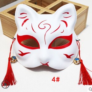 面具古风中国风半脸汉服半面妆全脸狐狸狐妖猫面具男帅气酷