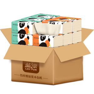 蓝漂本色抽纸16包 4层  lp-26045中国石油昆仑好客北京